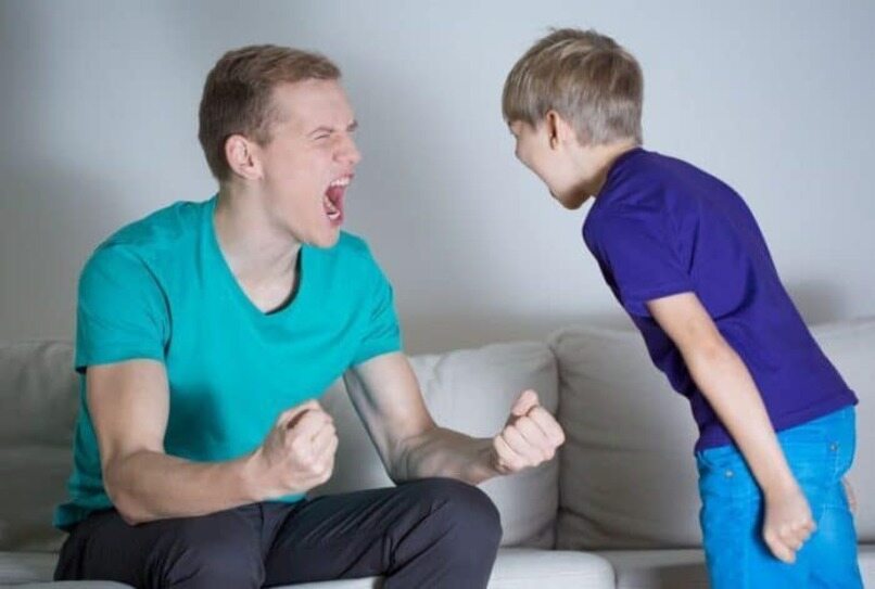 conseguenze di urlare contro i bambini